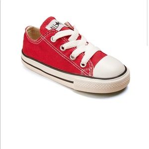 Red Unisex Converse Sneakers